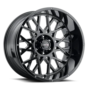 Vision Wheel Off-Road – 412 ROCKER – Black – 20″x10″ -25mm – All weather Wheels – 412-20083GB-25